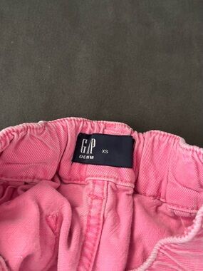 GAP Kids Bright Pink Denim Waistband Jeans